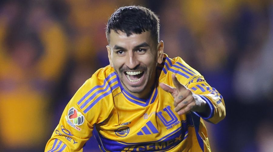 Ángel Correa, jugador de Tigres en la Liga MX