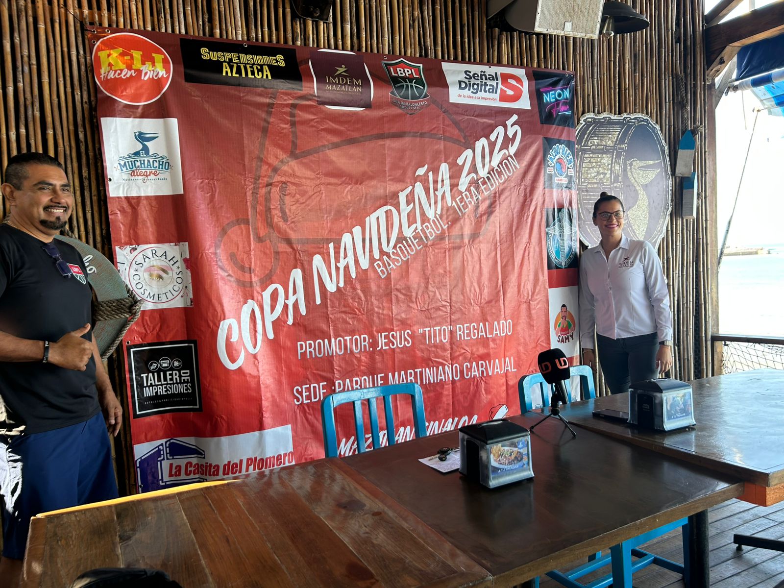 Conferencia de prensa para presentar Torneo Navideño de Baloncesto 1w