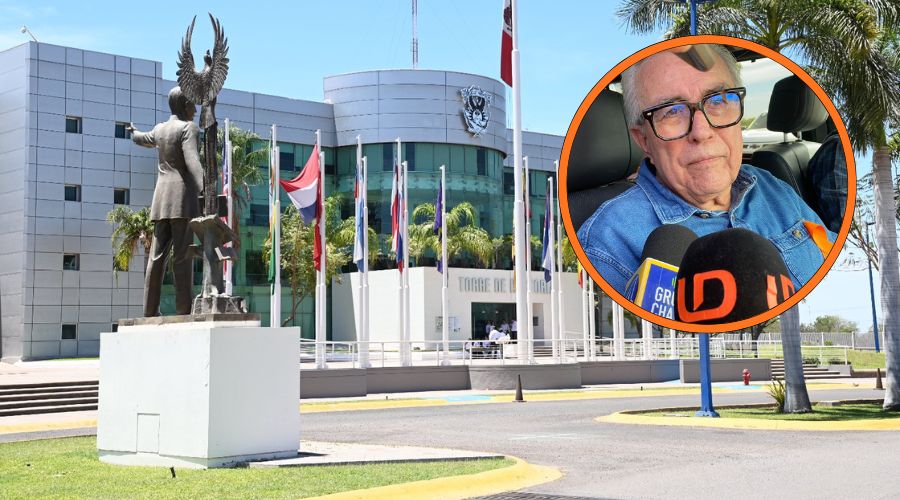 Universidad Autónoma de Sinaloa (fondo), Rubén Rocha Moya (circulo)
