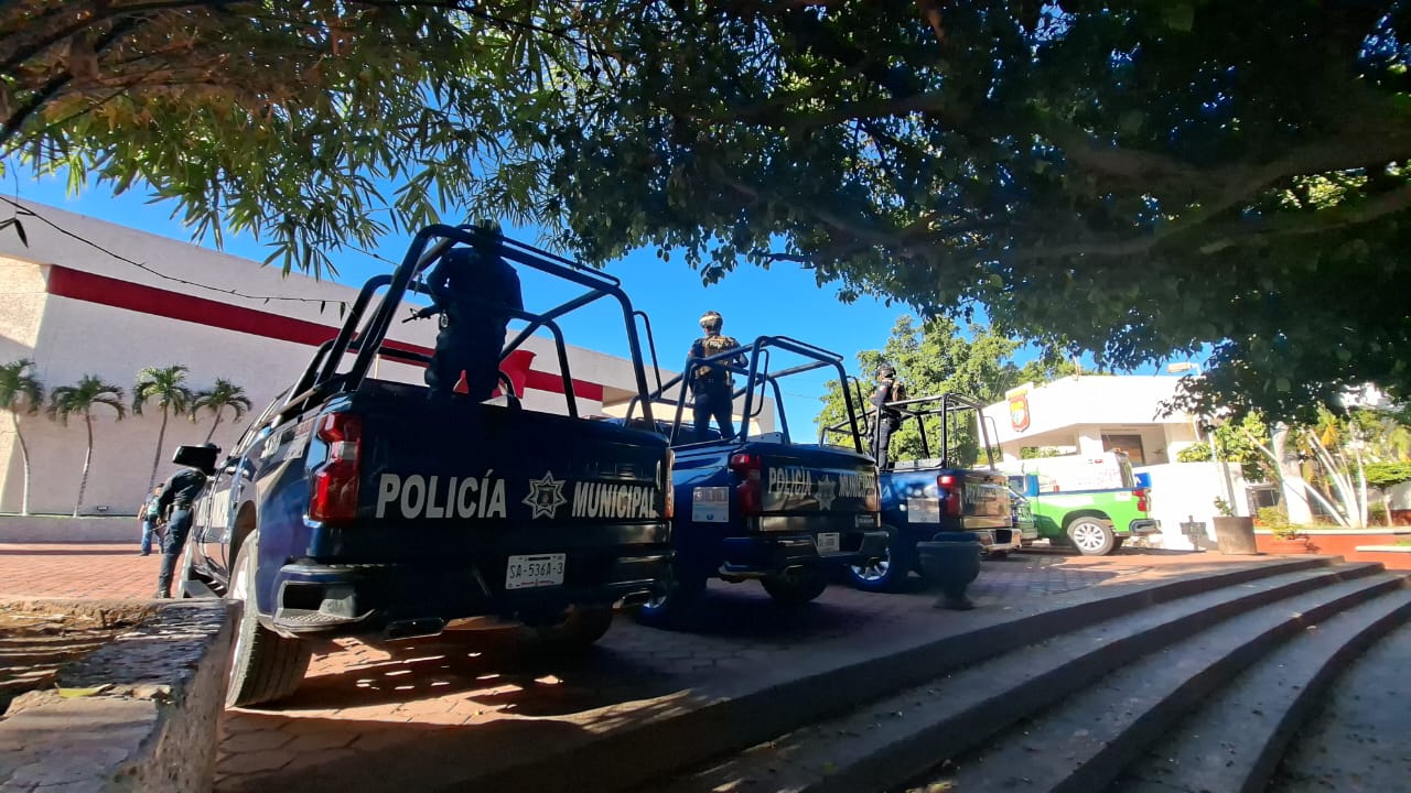 Unidades de la Policía Municipal de Guasave