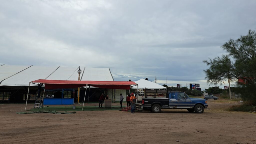 Carpa en terreno