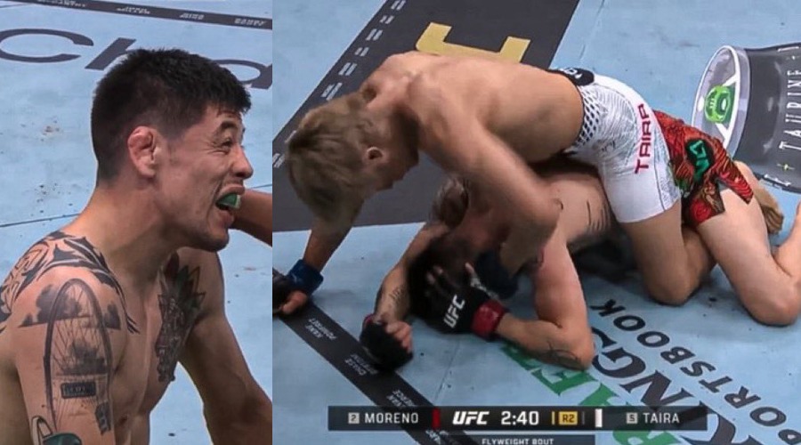 Brandon Moreno es noqueado por primera vez en su carrera en UFC 323