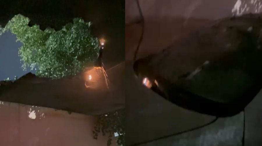 Video: Familia casi sufre incendio de su vehículo por pirotecnia en Culiacán
