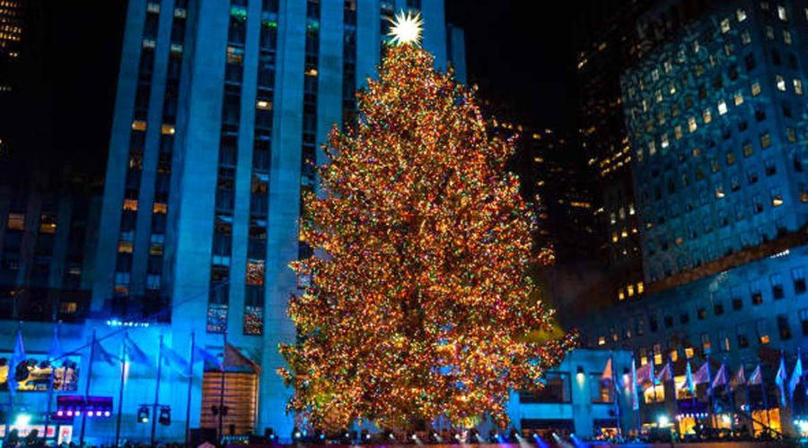 Árbol de Navidad en Nueva York.