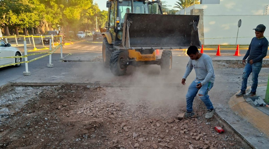Trabajos de bacheo