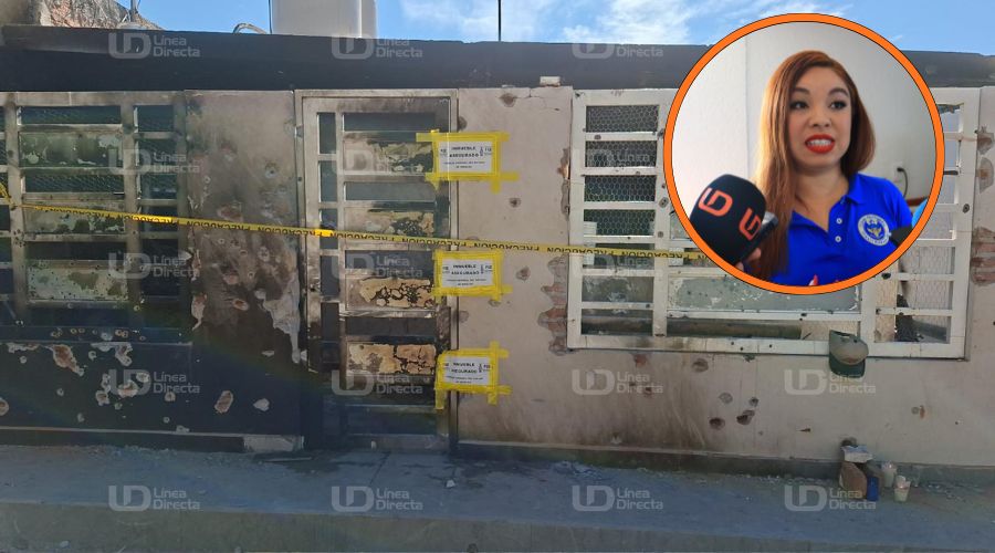 casa baleada en Mazatlán (fondo), Adriana Morales Acuña (Circulo)