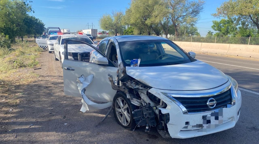 Choque automovilístico en la carretera México 15