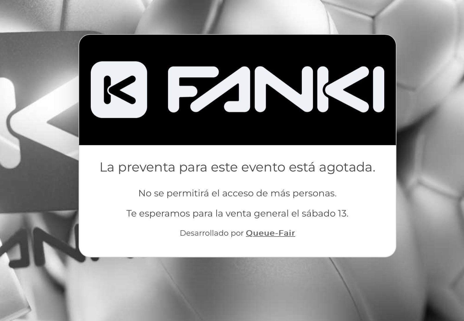 página de Fanki donde se compran los boletos del amistoso México vs Portugal