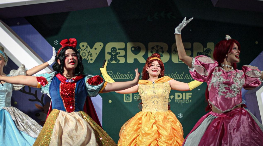 Con gran éxito se presentó el espectáculo “Princesas, el Musical” en la Verbena de Culiacán.
