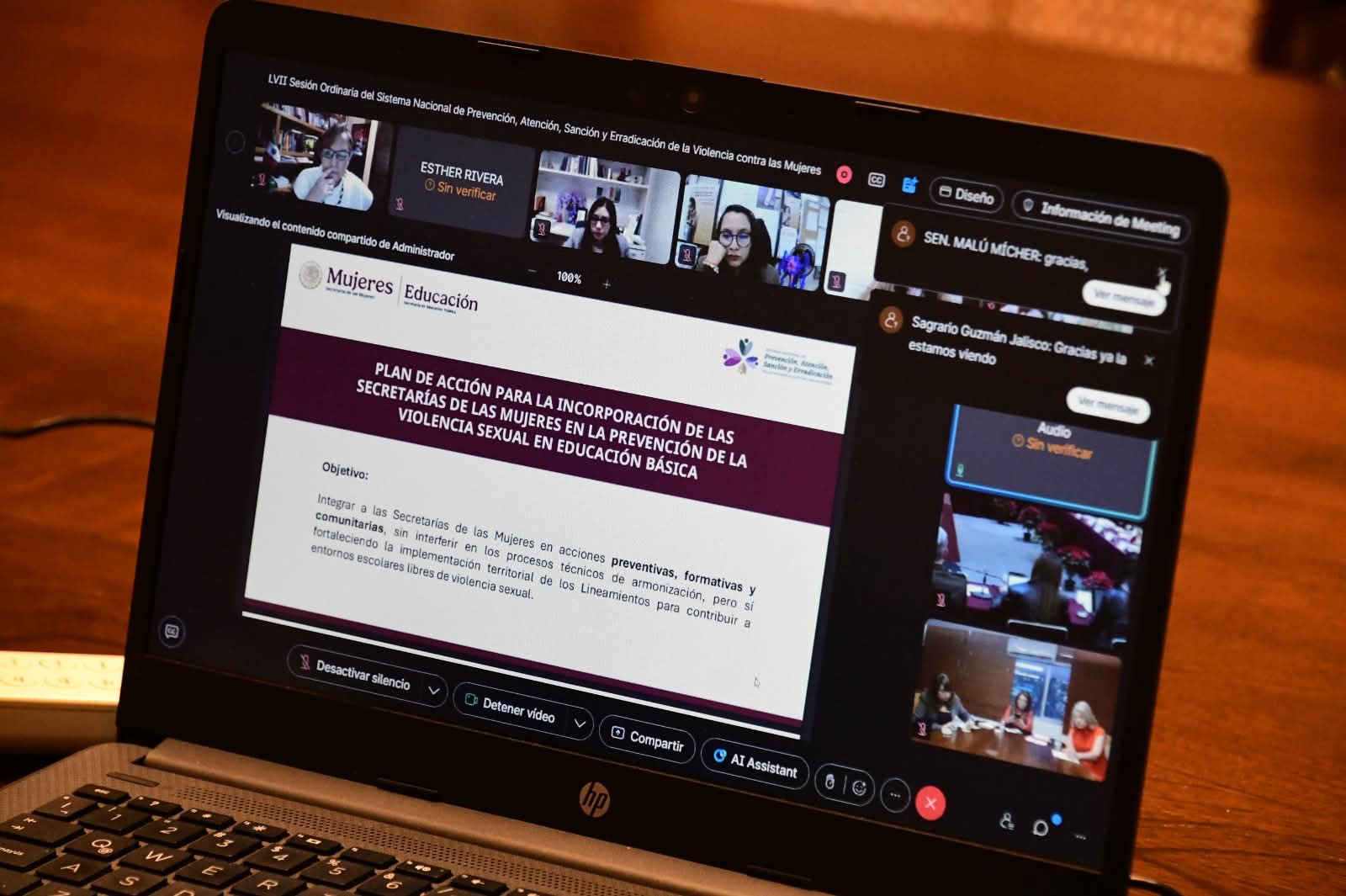 reunión nacional de secretarios de Educació