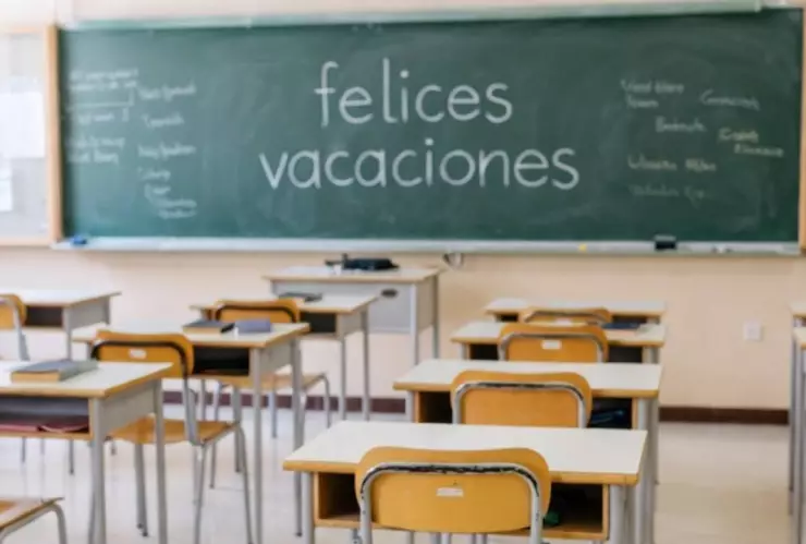 Aula de clases vacía