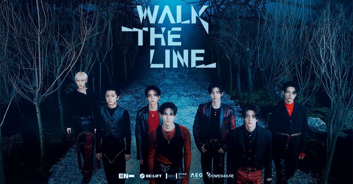 Flyer oficial de ENHYPEN - Walk The Line