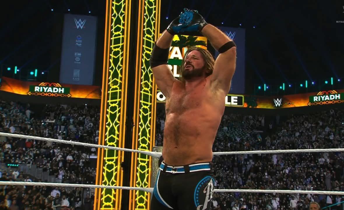 AJ Styles en Royal Rumble 2026.