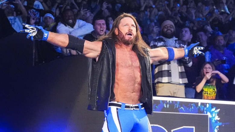 AJ Styles en Royal Rumble 2025.