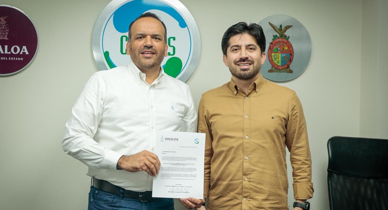 Abraham Bello Esquivel junto a Omar López Campos