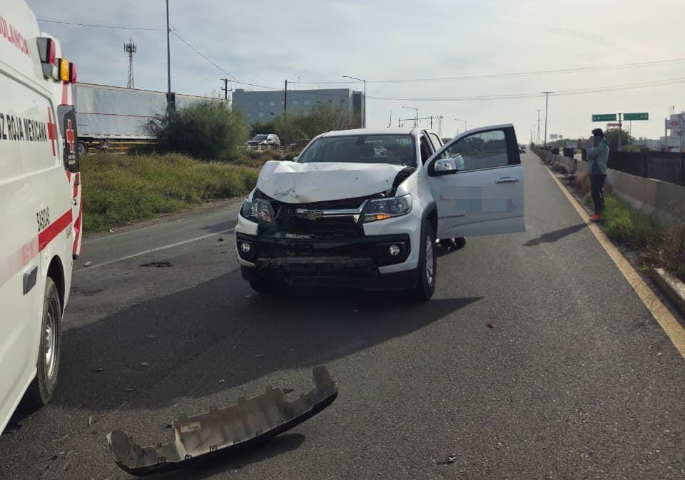 Vehículo con daños en la carrocería.