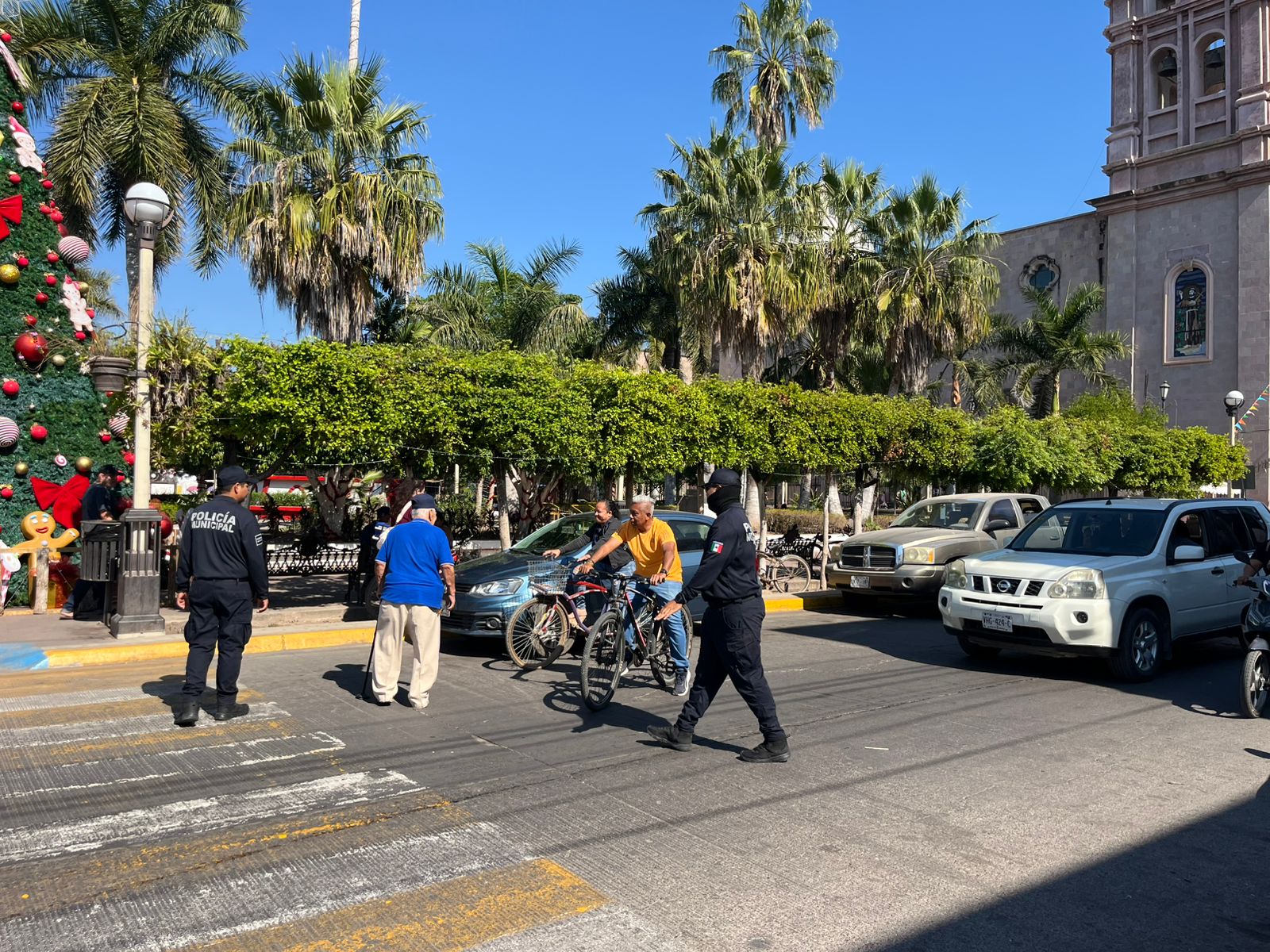 Agentes de la policía en Escuinapa