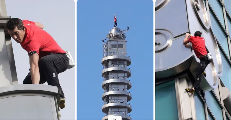 ¡Alex Honnold conquista la cima del Taipei 101! Así fue su ascenso al imponente rascacielos de Taiwán