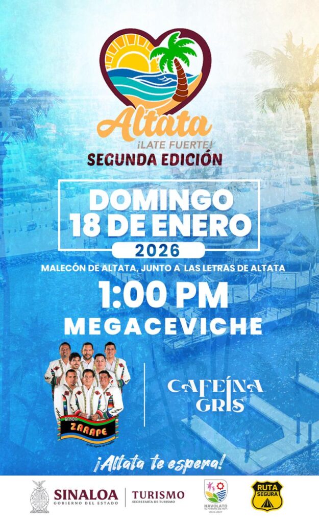 Poster del “Altata Late Fuerte Segunda Edición”.