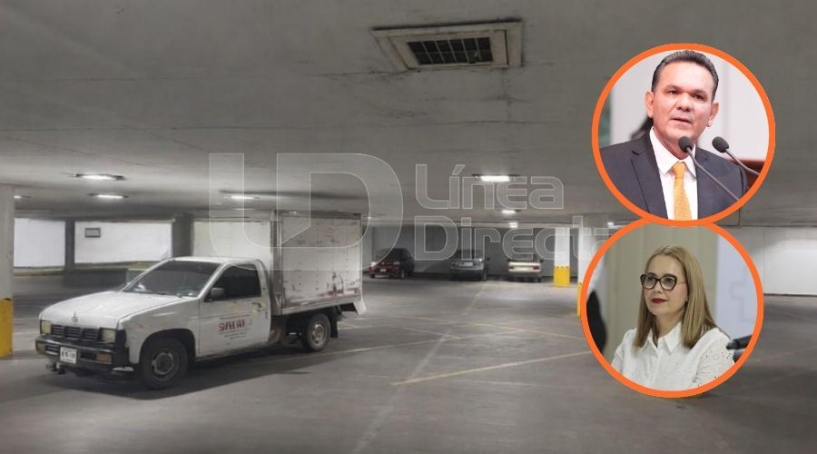 Camioneta junto a Sergio Torres y Elizabeth Montoya