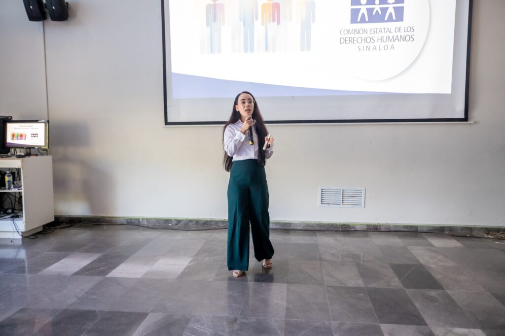 Brizia Acosta López, promotora ejecutiva de CEDH en la Zona Centro-Norte
