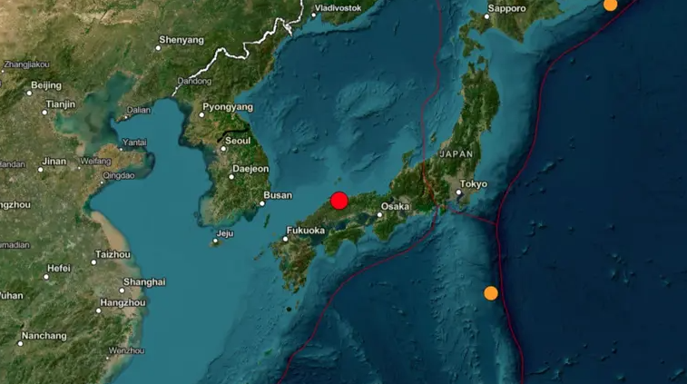 Sismo de magnitud 6,2 sorprende a ciudades del oeste japonés