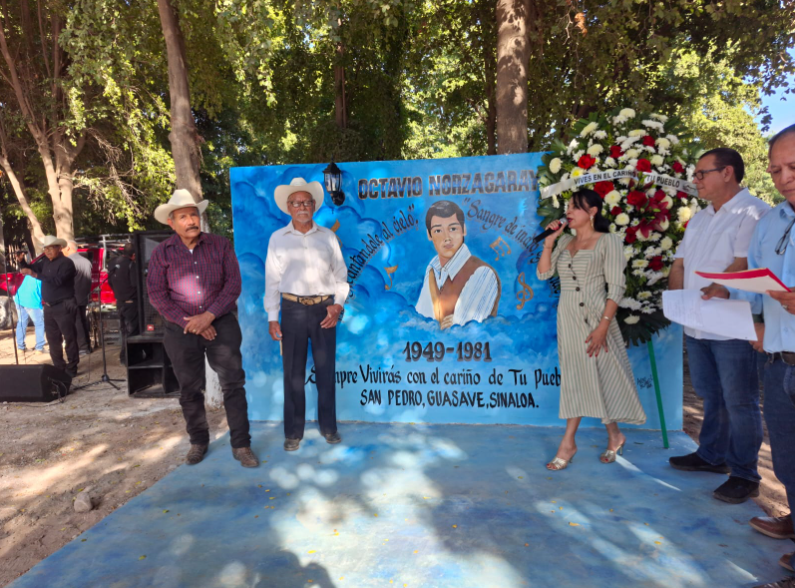 En su natal San Pedro: develan mural en honor al Indio Grande de Guasave