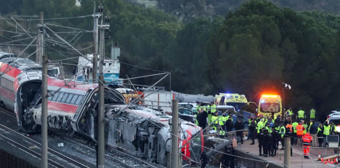 Fractura de carril, posible detonante del trágico descarrilamiento en España