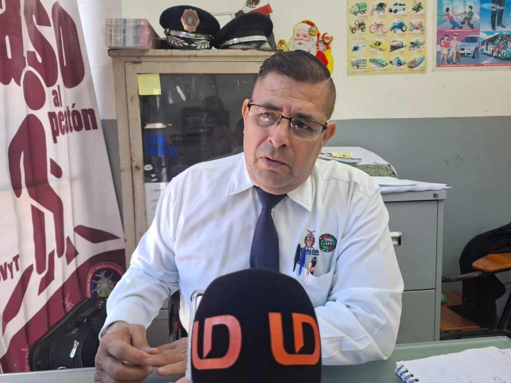 Carlos Alberto Ordóñez Sandoval, encargado de educación vial en Mazatlán