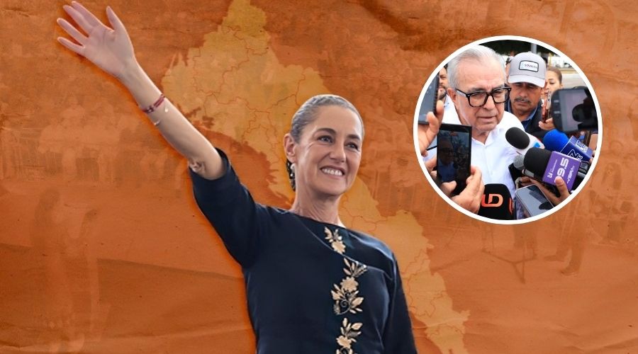 Diseño de la presidenta de México, Claudia Sheinbaum y el gobernador de Sinaloa, Rubén Rocha Moya