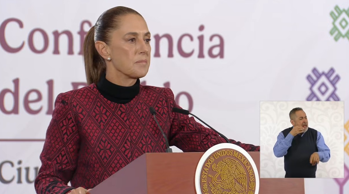 Claudia Sheinbaum pardo en la conferencia mañanera