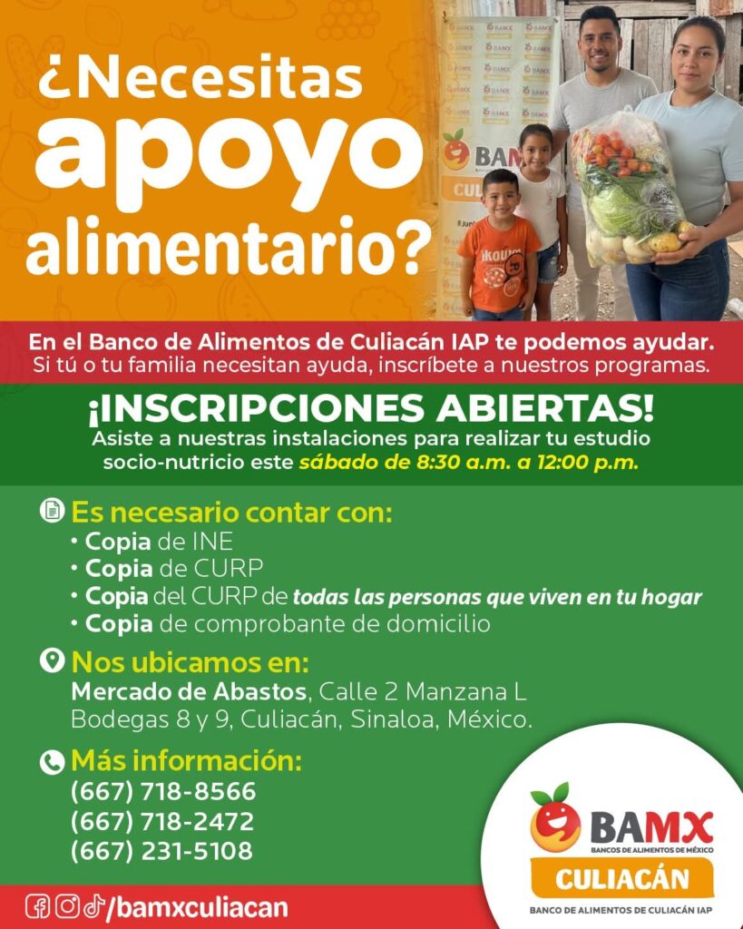 ¿Necesitas asistencia alimentaria?