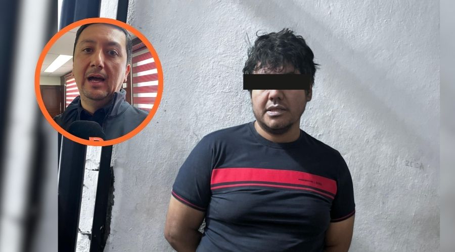 Persona con una cinta negra en los ojos
