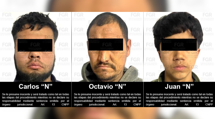Tres detenidos con arsenal en Elota.