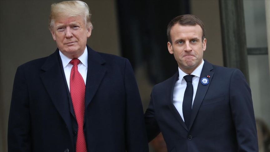 Donald Trump y Emmanuel Macron