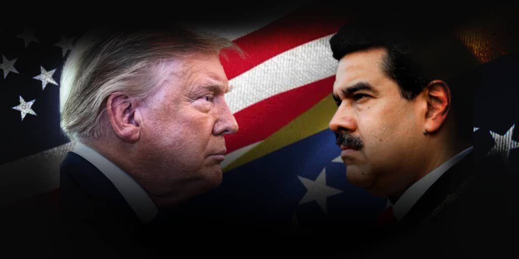 Presidente de Estados Unidos, Donald Trump y el presidente de Venezuela, Nicolás Maduro