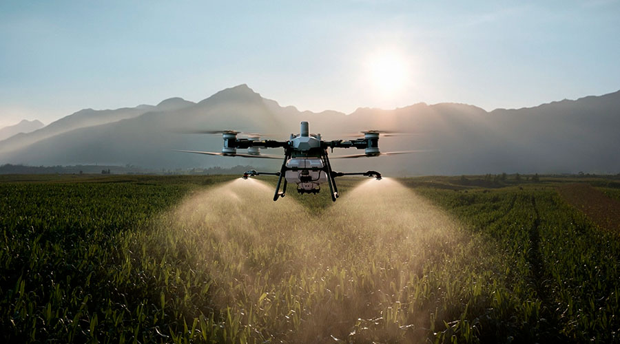 Dron fumigador DJI Agras T100