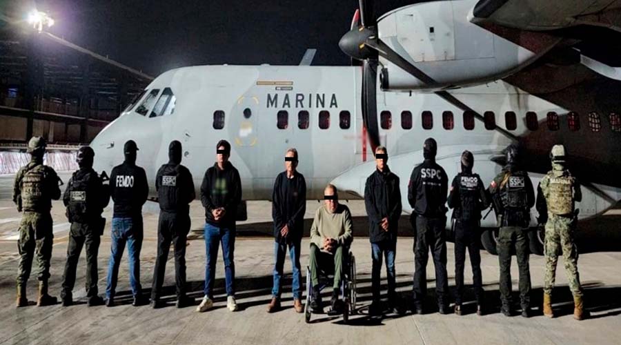El Señor de la Silla y detenidos en Culiacán