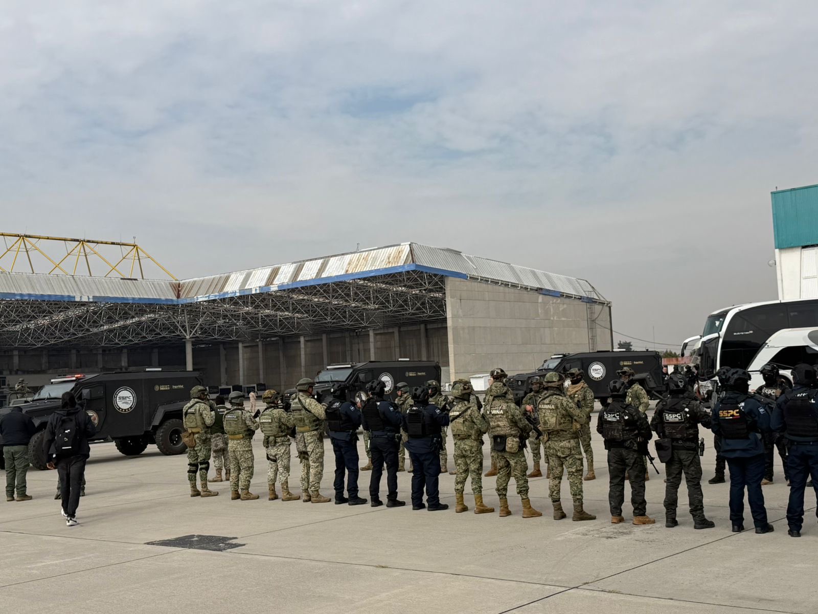 Elementos del Gabinete de Seguridad