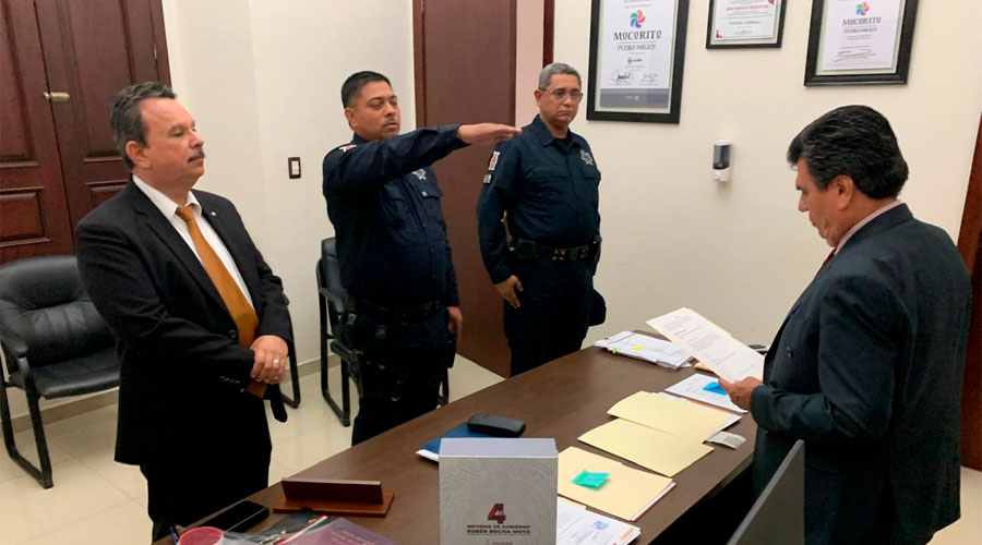 Emigdio López asume seguridad pública en Mocorito