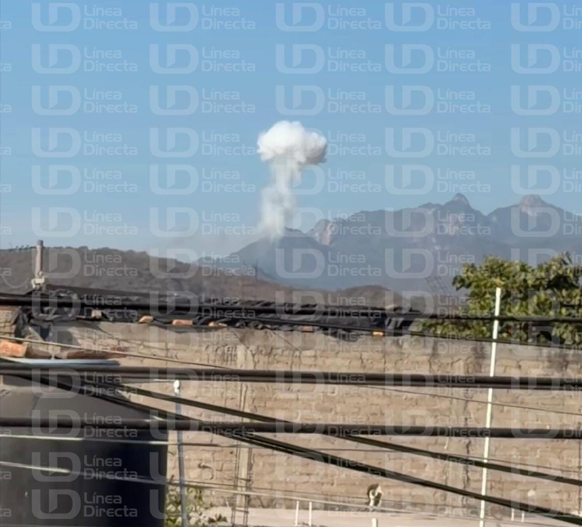 Explosión de humo blanco en Escuinapa