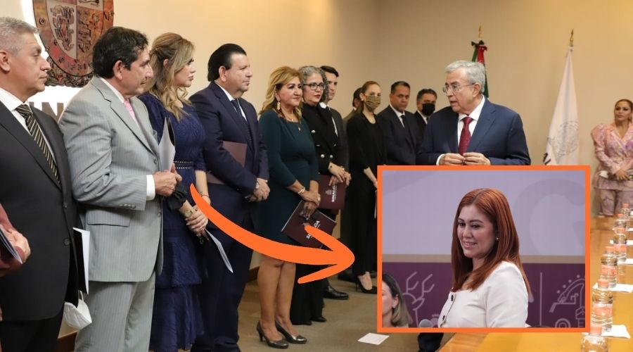 Gabinete original de Rubpen Rocha Moya en el 2021