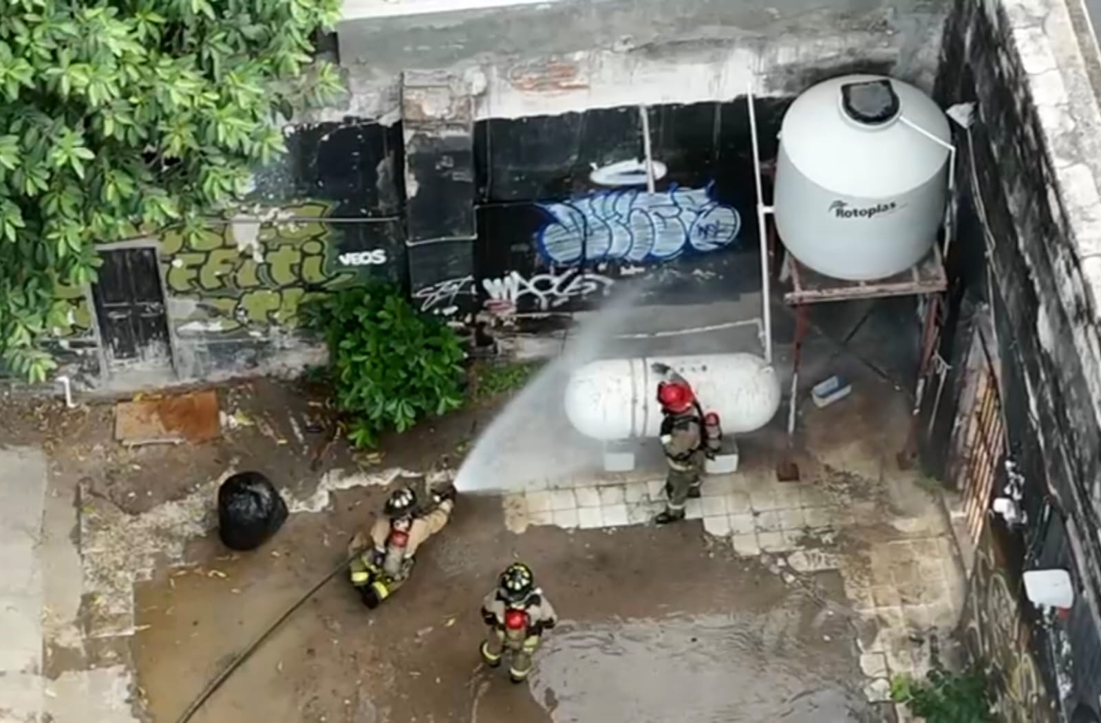 Fuga de gas en restaurante de Mazatlán