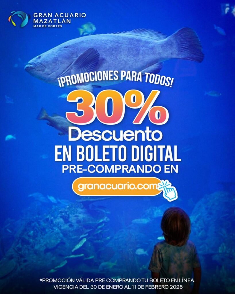 Promoción en el Gran Acuario Mazatlán.