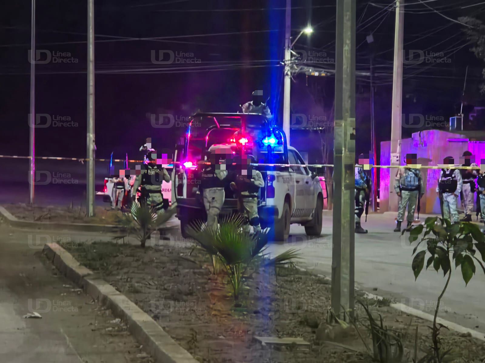 Militares en zona de homicidio en Culiacán