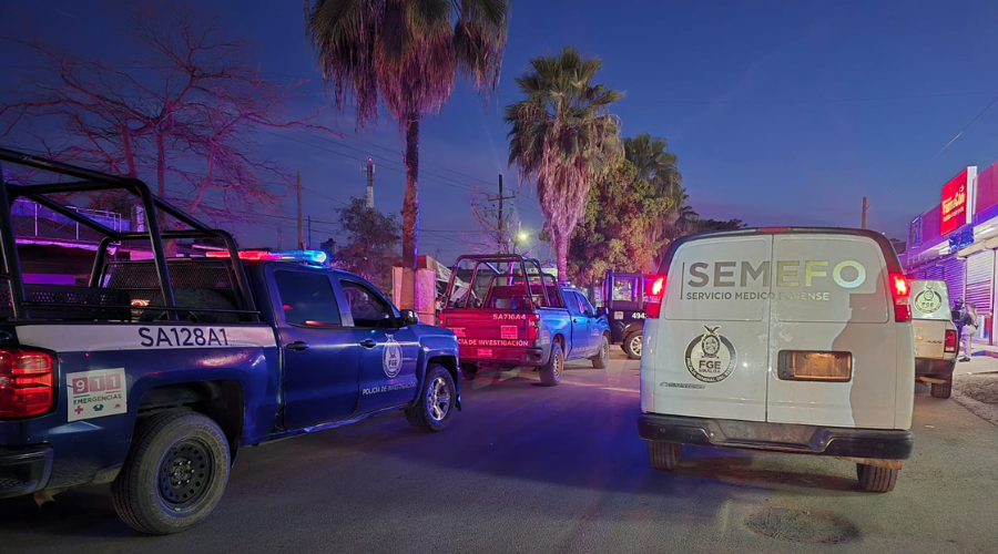 Policía Municipal resguarda el perímetro del homicidio