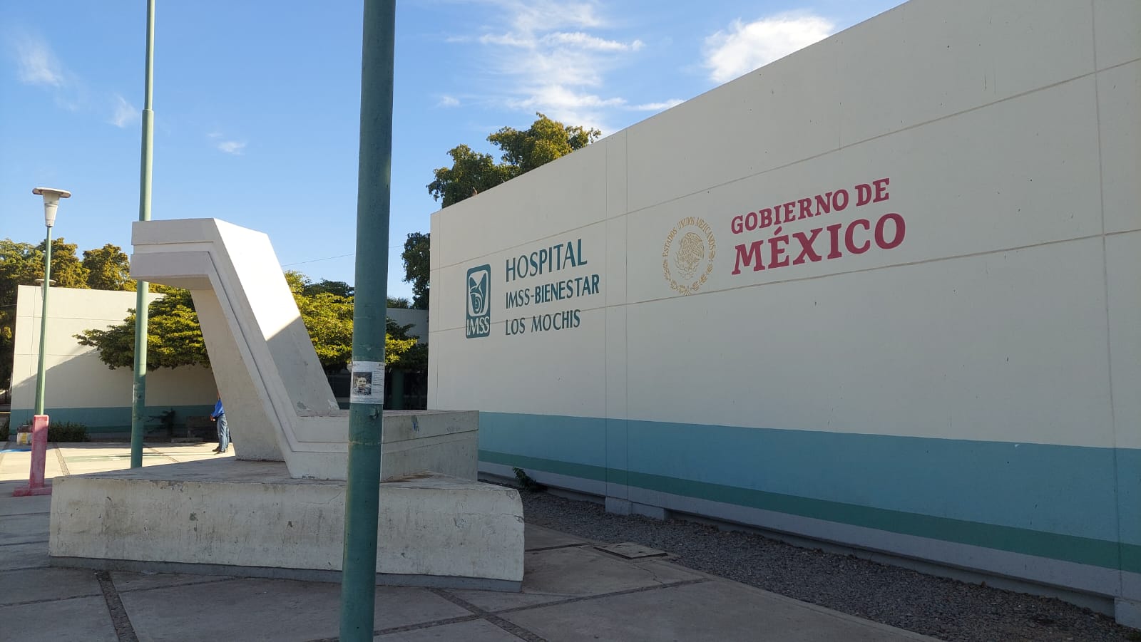 Fachada del Hospital General de Los Mochis