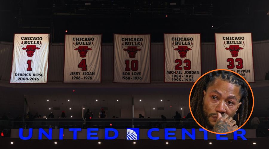 Inmortalizan el número 1 de Derrick Rose en la NBA