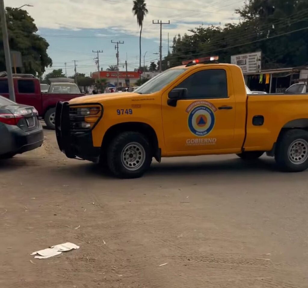 Personal de Protección Civil del Estado se trasladó al lugar