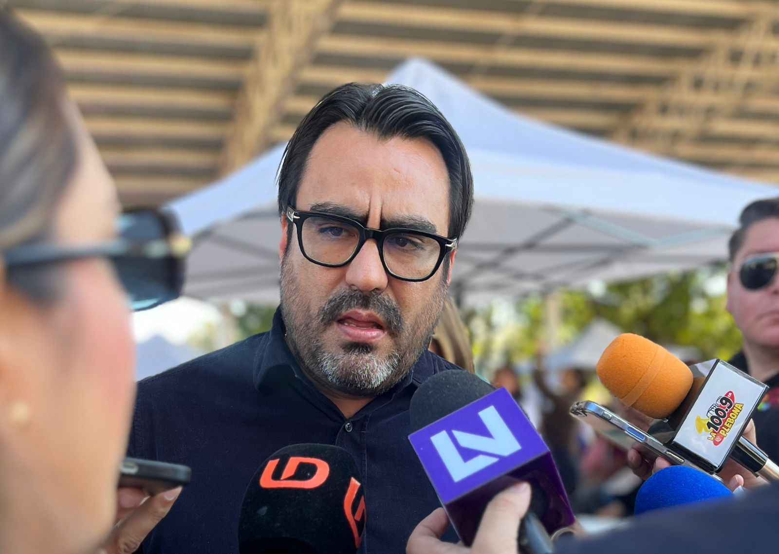 El alcalde de Culiacán, Juan de Dios Gámez Mendívil